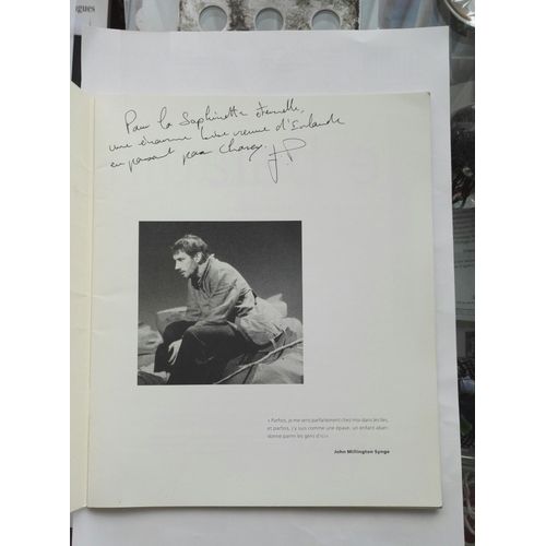 Programme Le Baladin Du Monde Occidental Odon-Thtre De L'europe 1994-1995 Avec Un Envoi Autographe De L'acteur Jean-Pierre Lorit Sign De Ses Initiales
