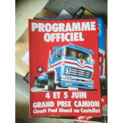 Programme Officiel Grand Prix Camion 1988