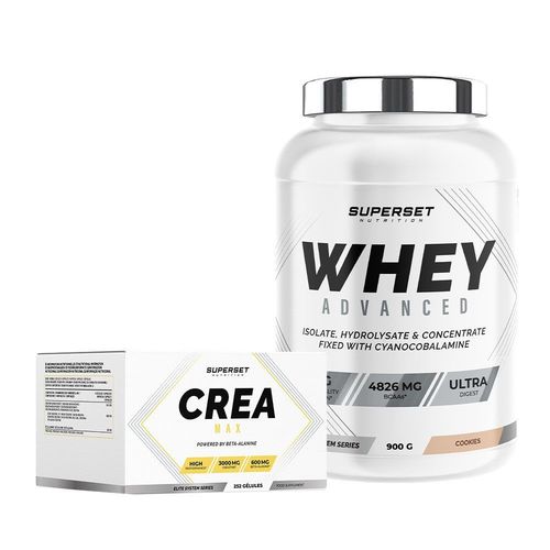 Programme Prise De Muscle Sec Avanc - 100% Whey Proteine Advanced 900g Cookies - Cra Max