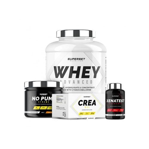 Programme Prise De Muscle Sec Expert - 100% Whey Proteine Advanced 2kg Chocolat - No Pump Xtreme - Cra Max - Xenatest Hardcore
