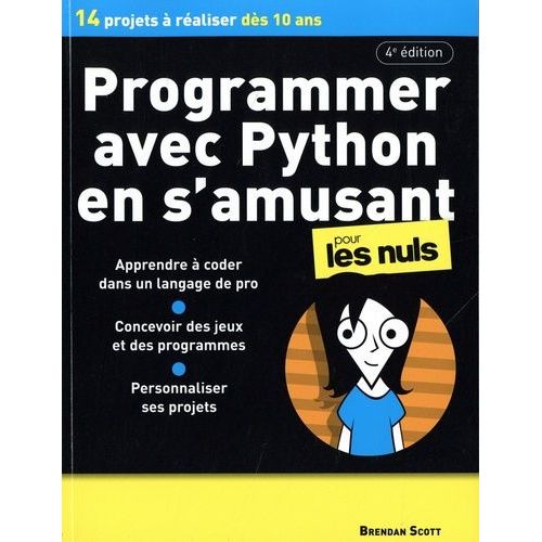 Programmer Avec Python En S'amusant Pour Les Nuls    Format Grand Format 