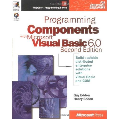 Programming Components With Microsoft Visual Basic 6.0 (Microsoft Programming Series)   de Guy Eddon; Henry Eddon  Format Poche 