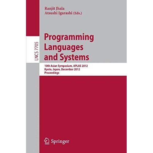 Programming Languages And Systems    Format Broch 
