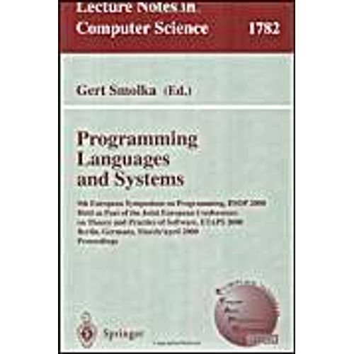 Programming Languages And Systems    Format Broch 