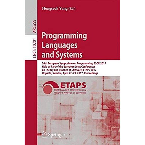 Programming Languages And Systems    Format Broch 