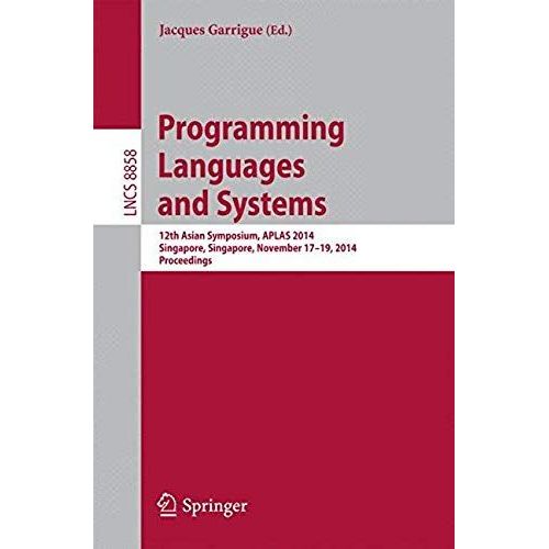 Programming Languages And Systems    Format Broch 