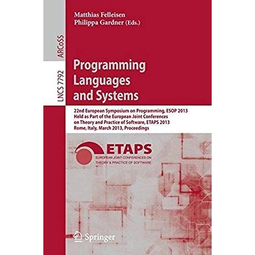 Programming Languages And Systems    Format Broch 