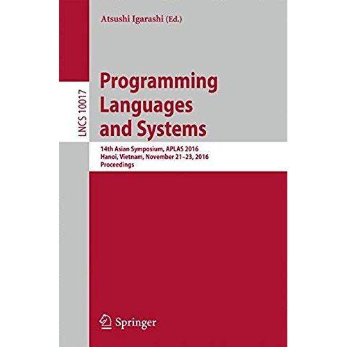 Programming Languages And Systems    Format Broch 