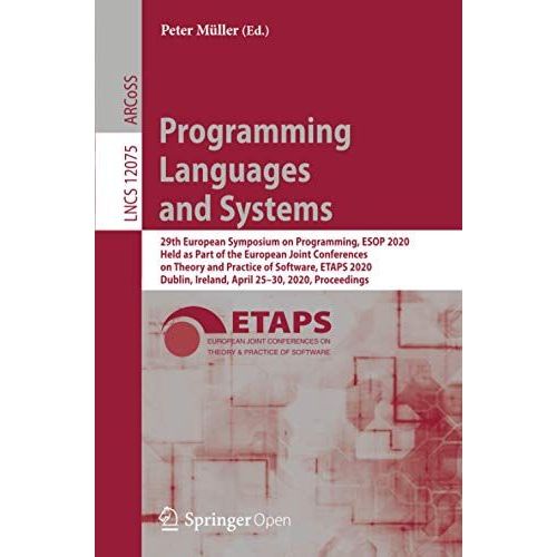 Programming Languages And Systems    Format Broch 