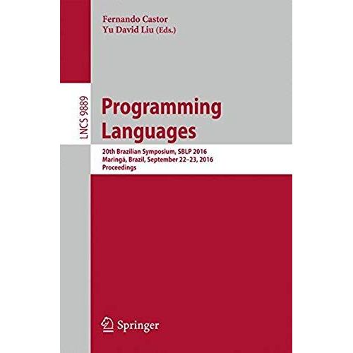 Programming Languages    Format Broch 