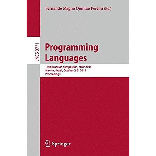 Programming Languages    Format Broch 