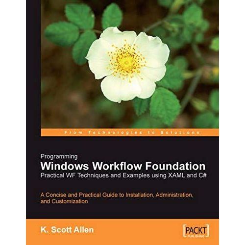Programming Windows Workflow Foundation    Format Broch 