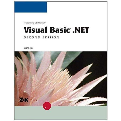Programming With Microsoft Visual Basic .Net   de Diane Zak  Format Broch 