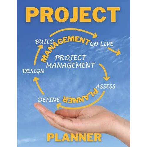 Project Management Planner: Project Manager Organizer, High Impact Cover Art, Record Keeping Book, Diary, Journal, Ledger, Log Book, Notebook For Work.   de Press, Creative Business  Format Broch 