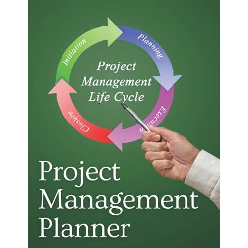 Project Management Planner: Project Manager University Planner, High Impact Cover Art, Record Keeping Book, Diary, Journal, Ledger, Log Book, Notebook For Work.   de Press, Creative Business  Format Broch 