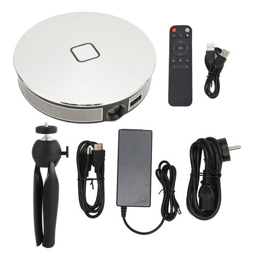 Projecteur 3D Mini HD 4K Correction automatique 2.4G 5G sans fil 2G DDR3 Bluetooth projecteur pour Android AC 100V-240V prise ue