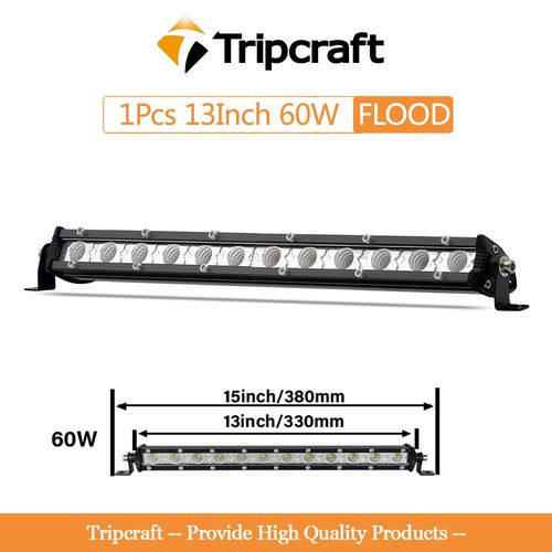 Projecteur De Lumire Led 7 Pouces 72w,2 Pices,Rampe De Conduite,Faisceau Lumineux,Lampe Automatique,Pour Camion Tout-Terrain,Bumosquito,4x4,12v,24v - Type 13in 60w Flood