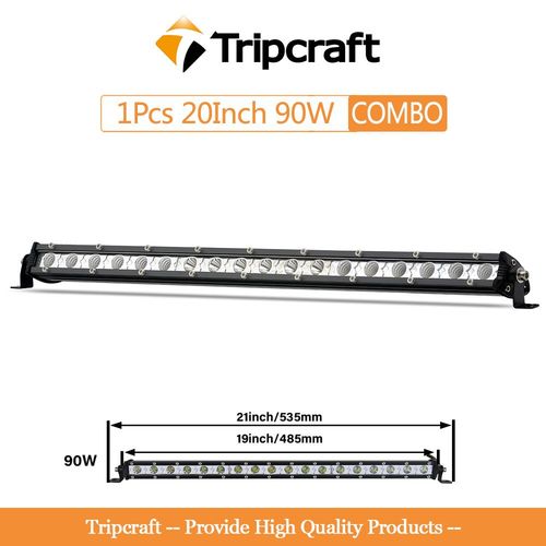 Projecteur De Lumire Led 7 Pouces 72w,2 Pices,Rampe De Conduite,Faisceau Lumineux,Lampe Automatique,Pour Camion Tout-Terrain,Bumosquito,4x4,12v,24v - Type 20in 90w Combo