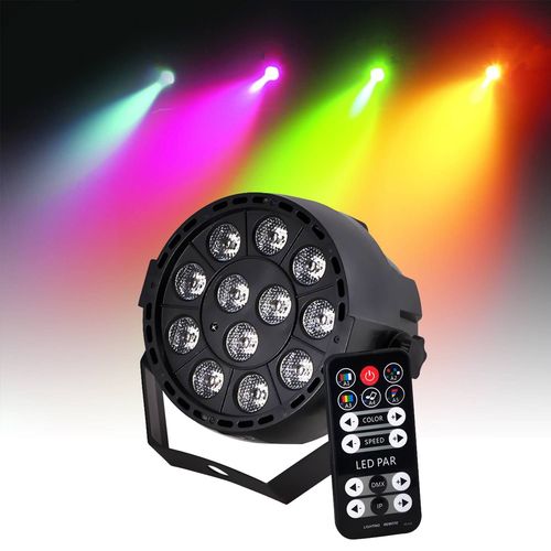 Projecteur PAR  LEDs RGB3 12X3W 3-en-1 DMX Strobe IBIZA LIGHT