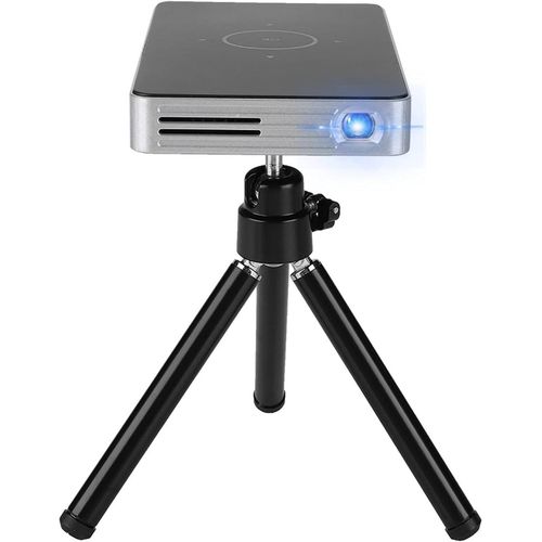 Projecteur Vido Mini DLP, 2.4G / 5G WiFi 2500 Lumens Portable Projecteur de Beamer 16G Home Cinma Vidoprojecteur Prend en Charge HDMI/USB/TF Carte/Bluetooth 4.1 (EU 110-240V)