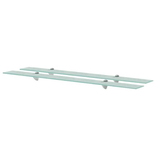 Prolenta Premium - tagres Murales 2 Pcs Verre 100 X 20 Cm 8 Mm