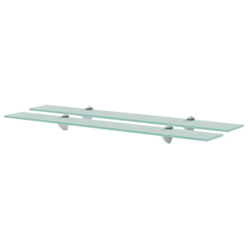 Prolenta Premium - tagres Murales 2 Pcs Verre 80 X 20 Cm 8 Mm
