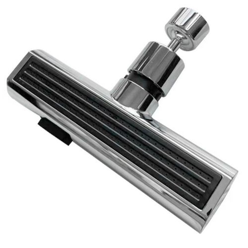 Prolongateur De Rotation Universel Arateur De Robinet Filtre  claboussures En Plastique Robinet De Lavabo De Cuisine Bulleur Buse Robotique Argent