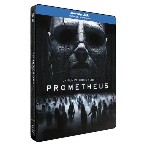Prometheus - Combo Blu-Ray 3d + Blu-Ray + Dvd - dition Botier Steelbook de Ridley Scott