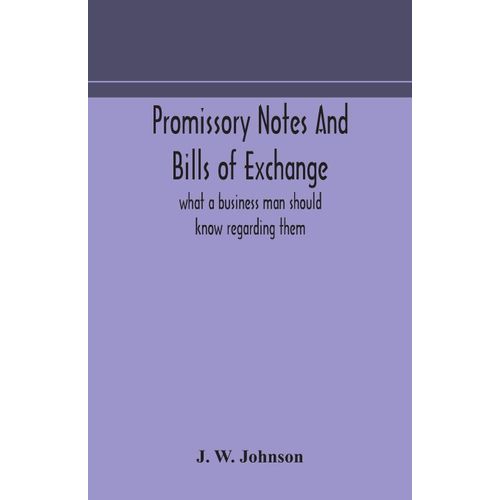 Promissory Notes And Bills Of Exchange    Format Broch 