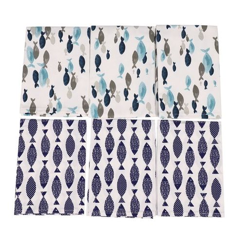 Promotion! Serviette De Table En Coton, 6 Pices, Serviette De Th Absorbante, Tampon  Rcurer, Serviettes De Cuisine Rutilisables, Chiffon De Nettoyage, Mouchoir