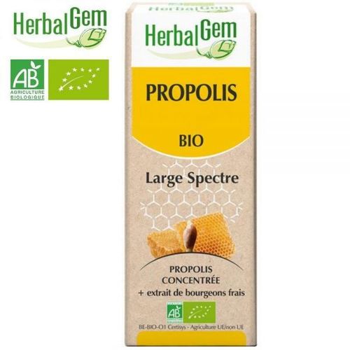 Propolis Bio En Gouttes - Systme Respiratoire 50 Ml - Herbalgem