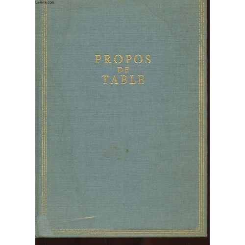 Propos De Table   de james de coquet