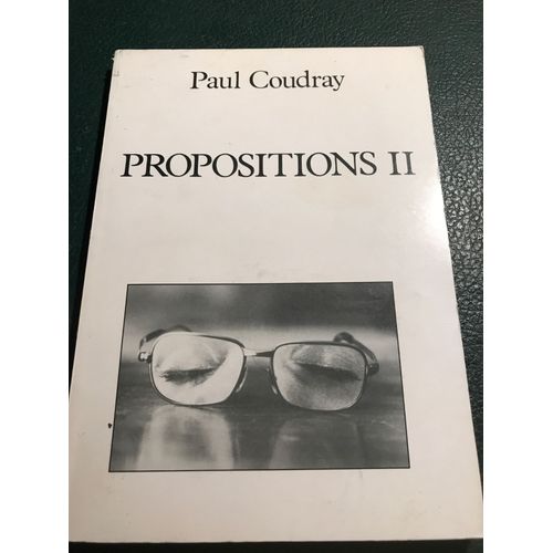 Propositions Ii Paul Coudray   