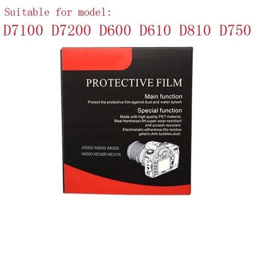 Protecteur d'cran d'appareil photo pour Nikon,Film de protection en verre tremp pour D3300 D3400 D7000 D7100 D7200 D5200 D5300 D5500 - Type D7100 D7200 D810