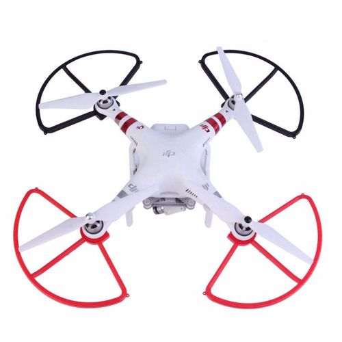 Protecteur D'hlice  Dgagement Rapide Pour Drone Dji Phantom 3 Phantom 2, Pices De Camra, Lame De Pare-Chocs, Rouge Et Noir, 4 Pices
