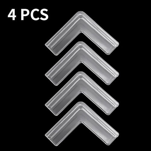 Protection Anti-Collision Transparente En Pvc Pour Bb Et Enfant,Coussin D'angle De Scurit Pour Coin De Table,16 Ou 1 Pice - Type 4 Pcs