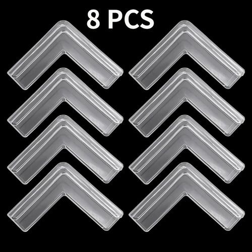 Protection Anti-Collision Transparente En Pvc Pour Bb Et Enfant,Coussin D'angle De Scurit Pour Coin De Table,16 Ou 1 Pice - Type 8 Pcs
