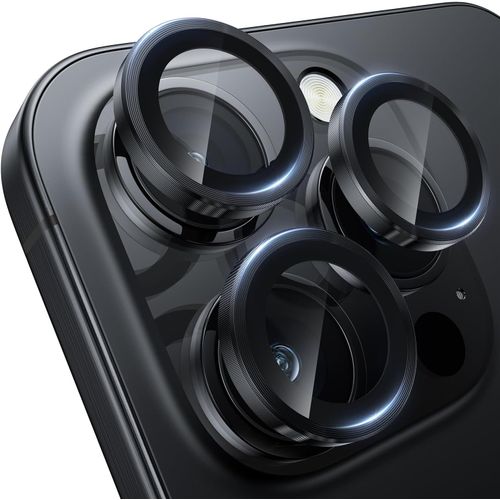 Protection d'objectif d'appareil photo pour iPhone 16 Pro/iPhone 16 Pro Max-[Gardez la prise de vue e] incassable Ultra HD 9H en verre tremp pour appareil photo Film de protection en.[T512]