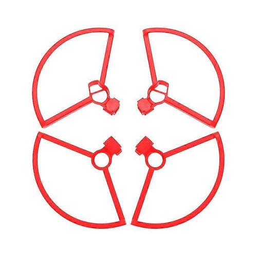 Protection DHliceconvient Pour Dji Mavic Mini 1/2 Se Drone Anti-Collision Props Protecteur Lames Pare-Chocs Accessoires De Scurit (Rouge)