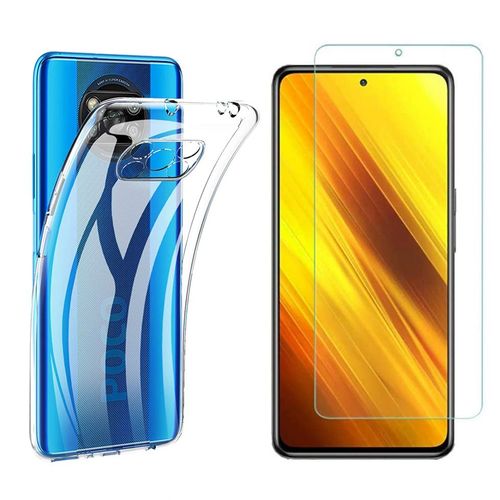 Protection Intgrale 360 Degres Xiaomi Poco X3 Nfc (Pocophone X3 Nfc) 2020 : Coque Gel De Protection En Tpu Invisible Arrire Transparente Et Protection cran Classique Poco X3 2020 - Accessoires Pochette Case