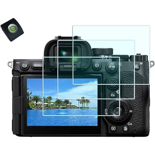 Protections D'cran Pour Appareil Photo Sony Alpha 7R V 7Rv A7R V A7Rv A7R5 Avec Sabot De Protection, 0,3 Mm, Duret 9H, cran Lcd Optique De Qualit Suprieure Lot De 3 + 1[GOP6254112]