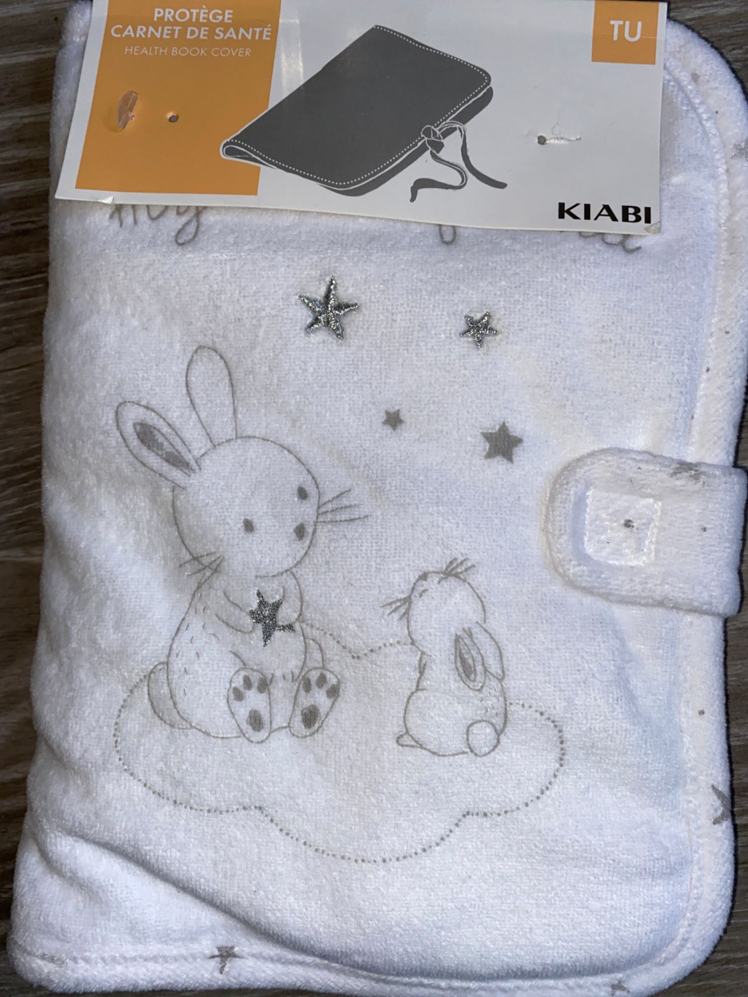 Protege Carnet De Sante Bebe Doudou Lapin Blanc My Little Friend Lapinou Naissance Rakuten