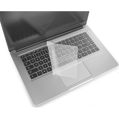 Protge Clavier Universel 15-17 Pouces En Silicone Antitaches - Protection Transparent Impermable Pour Ordinateur Portable/Mac/Pc Bureau (Accessoire Pc Lavable, Design Slim)[POU6264546]
