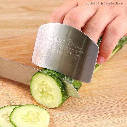 RORPOIR Protège-doigts Trancheuse Légumes Vert Pratique Protège-mains Sécurité Pour Oignon Carotte Pomme De Terre Multifonction Robuste