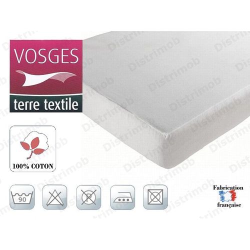 Protge Matelas Absorbant Molleton Coton Brice 140x190