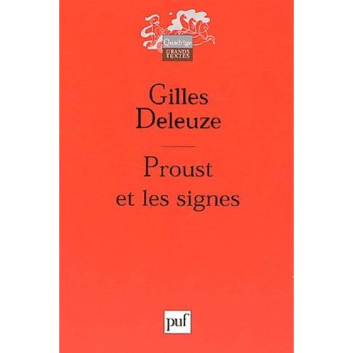 Proust Et Les Signes    Format Broch 