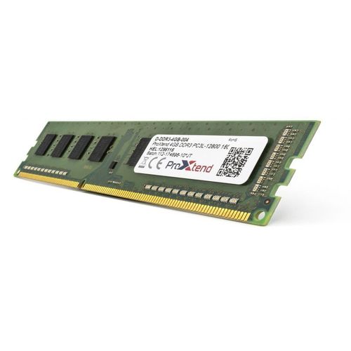 ProXtend D-DDR3-4GB-004 Module de mmoire 1600 MHz (1 x 4GB, 1600 MHz, RAM DDR3, DIMM), Mmoire vive, Vert