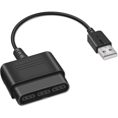 Ps2 Controller To Usb Adapter Converter Cable, Compatible With Sony Ps1/Ps2 Controller Gamepad To Ps3/Pc Controller
