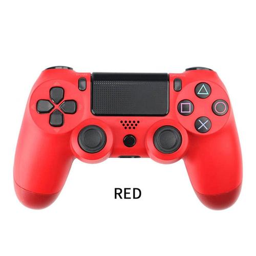 Ps4 Contrleur Sans Fil Joystick Pour Sony Playstation Ps4 Manette Contrleur Sans Fil Bluetooth Manette Ps4 Manette Type Rouge D