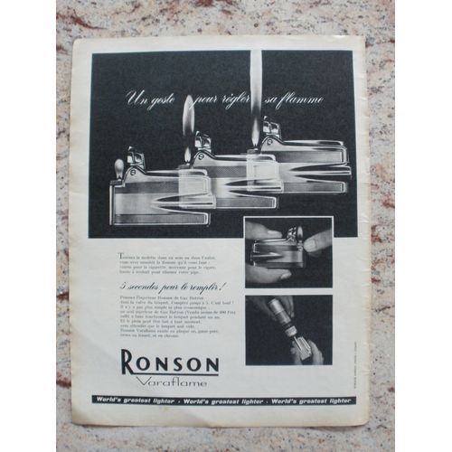 Publicit Ancienne (Dcembre 1959) Pour Le Briquet 